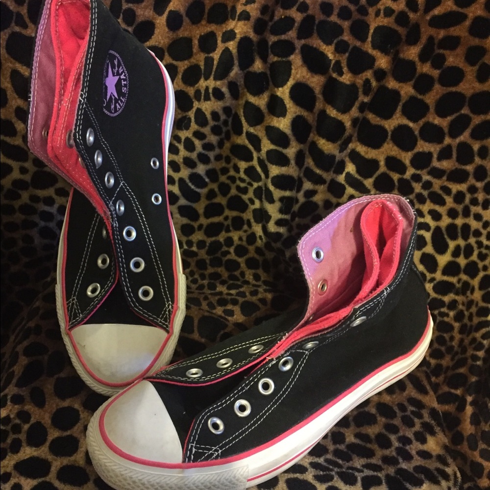Converse 2 layer no shoe strings